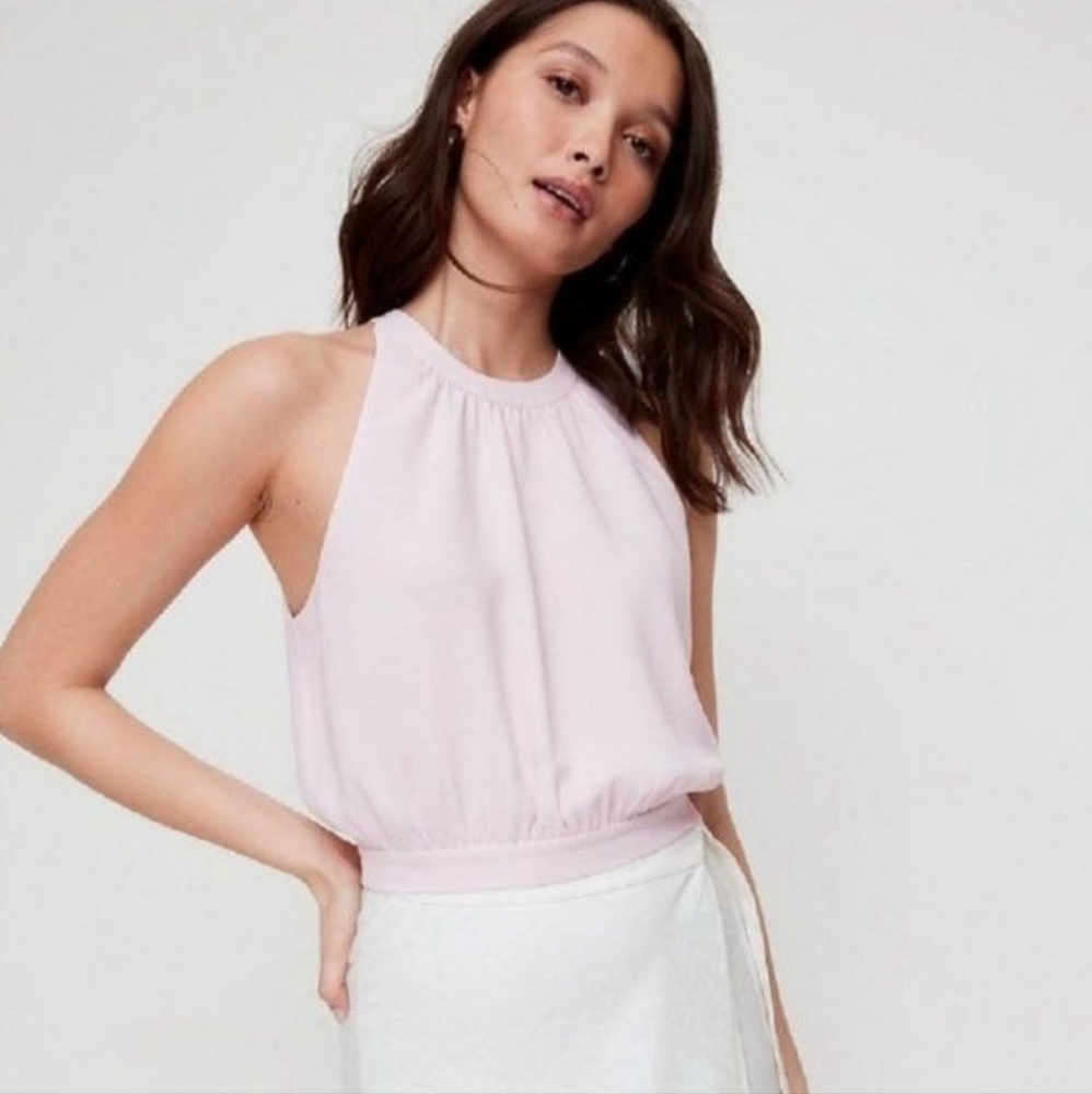 Aritzia Wilfred Patrice sleeveless halter blouse size XS​